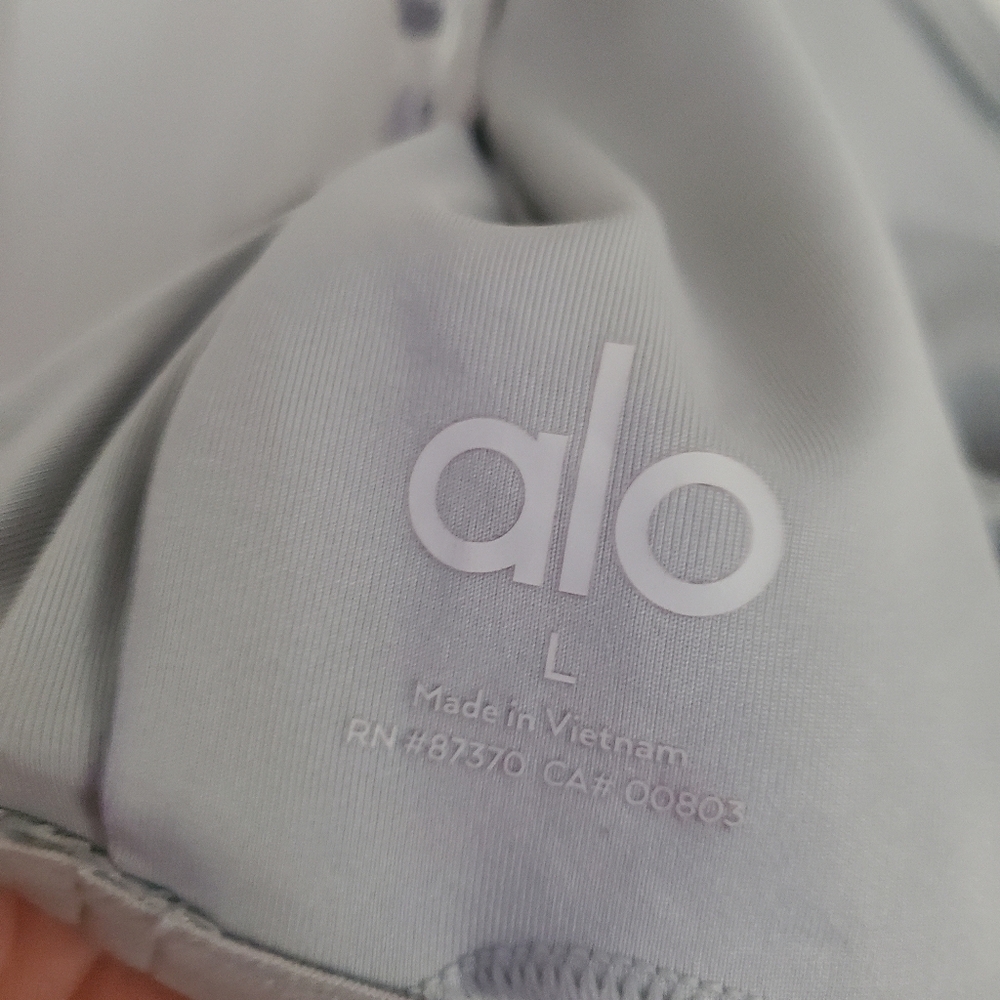 Alo Alosoft Courtside Womans Tennis Dress Gray Spaghetti Strap Dress - Picture 6 of 7